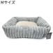  солнечный rose домашнее животное bed суфле квадратное bed собака * кошка для M серый 