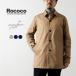 ROCOCO(ro here ) Ben tile Short bar color coat / turn-down collar coat / men's / made in Japan 