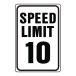 HY-KO  12x18 ߥץ졼ȡSPEED LIMIT 10 MPH HY-HW-10