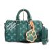  Louis Vuitton ключ poru частота lie-ru25 сумка "Boston bag" M12684 зеленый мужской б/у SA товар 