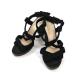 15ss Rav clair (LOVE COULEUR) black sandals 22