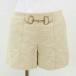 ジルスチュアート（JILLSTUART）オフ白ラメ入ショートパンツ
