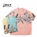 STAR OF HOLLYWOOD ֥ϥꥦå Ⱦµ  HIGH DENSITY RAYON OPEN SHIRT 