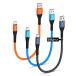 COOLSELL USB C �P�[�u�� �Z�� 15/30/50cm�A3A �}���[�d�^�V���R���^�C�vc �ȃf�[�^�P�[�A480Mbps���� �f�[�^�]�� ���Ȃ₩�ł��炩�� ���܂Ȃ� �f