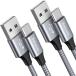 USB Type C �P�[�u��1.5m 2�{USB-A to USB-C �}���[�d �P�[�u�� Baiwwa QC3.0�Ή� �^�C�vC �P�[�u