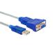 DTECH USB�V���A���P�[�u�� 1.8m USB-RS232C �ϊ� �N���X�ڑ� �N���X�P�[�u�� USBtypeA to D-sub9�s