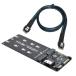 NFHK SFF-8654 SLIMLINE SAS NVME PCIe SSD SATA адаптер к U2 комплект NGFF M ключ к кабель 