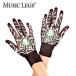 MUSIC LEGS( музыка нога ) Spider перчатка ML418 Rock PUNK хлеб часы частота van gya девушка Dan sa- танцевальный костюм 