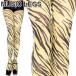MusicLegs( музыка legs ) желтый Zebra принт ope-k трико / чулки ML676 зебра рисунок животное рисунок хлеб -тактный танцевальный костюм костюм 