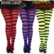 большой размер *MusicLegs( музыка legs ) широкий окантовка трико / чулки ML7419Q костюмированная игра костюм Halloween полоса костюм 
