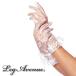 Leg Avenue( нога avenue ) гонки Short перчатка LA-G1260 белый перчатки свадьба костюмированная игра костюм Dance .. костюм party 