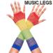MusicLegs( музыка legs ) бриллиант сеть палец отсутствует перчатка ML445 Rainbow гетры для рук перчатки палец нет танцевальный костюм красочный гетры для рук 