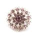  брошь obidome Swarovski SWAROVSKI light rose серебряный цветок с коробкой casual женский T28 sw09