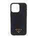  Prada PRADA смартфон кейс safia-no кожа черный iphone15PROMAX для прекрасный товар новое поступление OBB0558