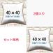  nude cushion cushion contents cushion 40×40 2 piece set made in Japan 