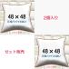 ヌードクッション　48×48cm　中材　中身　クッションカバー用　ソファークッション　48ｘ48　ディスプレイクッション　２個セット販売