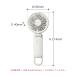 �m RHYTHM Silky Wind Mobile 3.2 �n�n���f�B�t�@�� USB ��@ �莝�� �[�d�� �啗�� �É� ��|�� ��� �g�� ���^ �~�j dc �n���f�B�[�t�@�� �^�C�vC 9ZF040RH �֘A�摜1