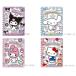  Sanrio B6 кольцо Note petapeta стикер z Note черный mi Cinnamoroll My Melody Hello Kitty Sanrio блокнот для заметок B6 размер канцелярские принадлежности канцелярские товары 5543944KU