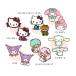  нашивка Sanrio Sanrio герой z2P утюг patch утюг нашивка Hello Kitty My Melody черный mi Cinnamoroll Little Twin Stars 