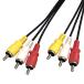 [ video code ]3 pin -3 pin 1.5m RCA pin cable 1.5m AV cable 1.5m / 3pin-1.5m