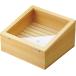 yamako- сделано в Японии шуточный товар коробка наклонение type глаз тарелка * акрил крышка есть 30×29×17cm для бизнеса из дерева простая древесина 35586