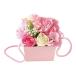  poppy Nagoya soap flower artificial flower bouquet gift car bon flower KS-053 pink 