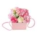  poppy Nagoya soap flower Mother's Day artificial flower bouquet gift car bon flower KS-053 pink 