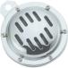  Kijima (kijima) мотоцикл мотоцикл детали звуковой сигнал щелевой тип 100mm low цветный 300Hz 12V машина специальный универсальный хром 304-823
