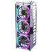 GeeekPi новый Raspberry Pi cluster кейс,Raspberry Pi подставка tower кейс старт  Cub ru кейс, охлаждающий с вентилятором 120mm R