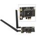  беспроводной сеть карта адаптор M.2 NGFF из PCI-E 1X настольный WIFI WLAN сеть карта конвертер PCI-E M