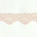  стрейч кружевное полотно бежевый rose ширина 52mm нейлон полиуретан / cut продажа ручная работа DIY рукоделие для аксессуары ткань одиночный товар гонки [post]