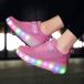  взрослый ролик skate LED свет обувь повседневная обувь спорт обувь 