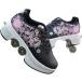  ролик skate ролик обувь взрослый / детский спортивные туфли 4 колесо модель деформация автоматика прогулочные туфли "дышит" выдающийся женщина мужчина 