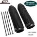 PROGRIP PG2500BK Pro рукоятка вилочный пыльник вертикальный для (BLACK, черный ) маленький объем двигателя автомобильный мотоцикл вилка покрытие off-road Enduro 