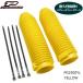 PROGRIP PG2500YL Pro рукоятка вилочный пыльник вертикальный для (YELLOW, желтый ) маленький объем двигателя автомобильный мотоцикл вилка покрытие off-road Enduro 