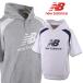  New balance короткий рукав Parker Golf Golf одежда мужской весна летний белый серый M L LL 3L 012-6164001