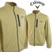  Callaway одежда блузон мужской Golf одежда тренировочный осень-зима для бежевый M L LLkanoko двойной вязаный полный Zip тренировочный c25217101-1040