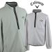  Callaway одежда тянуть over мужской Golf осень-зима для белый хаки M L LL обратная сторона ворсистый половина Zip mok шея рубашка c25233109