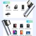 �y�n�C���]�����z USB C �C���z���W���b�N�ϊ� USB C-3.5mm �C���z���ϊ��A�_�v�^�[ DAC���� 16bit/48KHz�Ή� L���^ 3��/�S�� TRRS�Ή� �֘A�摜3