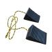  navy blue Pal black-and-yellow rope * tire stopper 2 piece insertion approximately width 75× depth 125× height 65mm