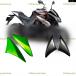 параллель импортные товары Kawasaki Z1000 2010 - 13 мотоцикл ABS воздушный впуск Ram покрытие защита обтекатель боковая панель 