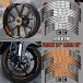  параллель импортные товары KTM EXC 125 500 EXC-F мотоцикл передний 21 дюймовый задний 1 8 отражающий колесо стикер ступица переводная картинка обод полоса motor 