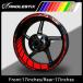  параллель импортные товары Yamaha Honda BMW KTM Triumph 17 дюймовый отражающий тип мотоцикл колесо стикер ступица переводная картинка обод полоса 