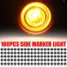 ���s�A���i 3/4�C���` �~�j�ی^ LED �T�C�h �}�[�J�[���C�g �N���A�����X �e�[�����C�g �E�C���J�[ �n�U�[�h�� �� �g���b�N �g���[���[ �ݕ��ԗp 12V 24V 100��