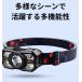 �w�b�h���C�g led �[�d�� �ނ� ��Ɨp �o�R �w�b�h�����v �ŋ����[���� LED �A�E�g�h�A �h�� ���P�x ���� USB�[�d �h�� ���邢 �[�d�� ��� �Z���T�[ �w�����b�g �֘A�摜4