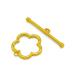 [1 piece sale ] catch 18 gold yellow gold flower type man teru1 set stop stick 26.0mm stop wheel 17.0mm bar ring Class pl parts precious metal 