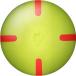 *nichiyo-] ground Golf : Strike мяч линия GG72 желтый / красный 