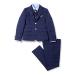 [ wonder Factory ] формальный boys 1028932 проверка ( темно-синий × голубой ) 140cm