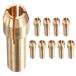 M METERXITY 10 упаковка латунь зажимной патрон сверла,1/8 дюймовый /3.2mm collet комплект быстрый перемена для замены 4.2mm автомобиль nk диаметр роторный tool /