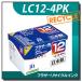�֥饶���б� LC12-4PK �б� ���å� �ꥵ�����륤�� JIT-B124P 4�����å�